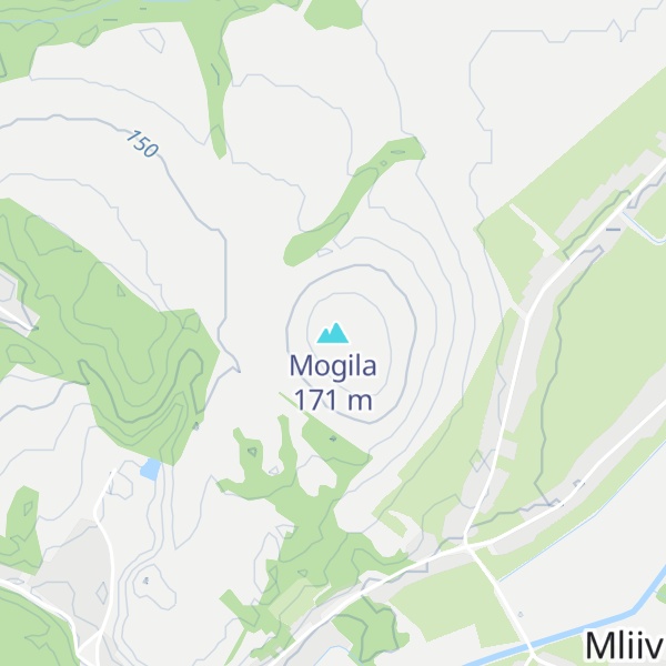 Map of Mogila