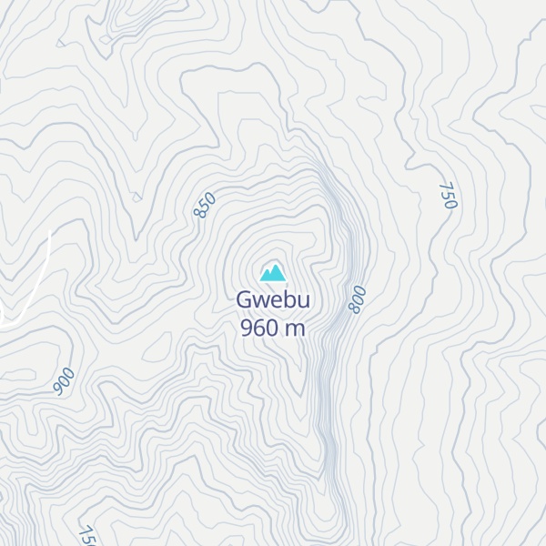 Map of Gwebu