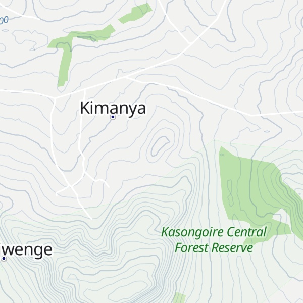Map of Kamugonya