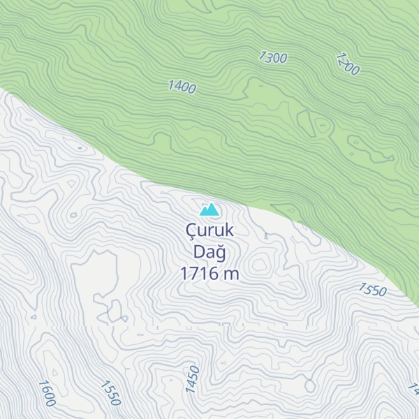 Map of Çuruk Dağ