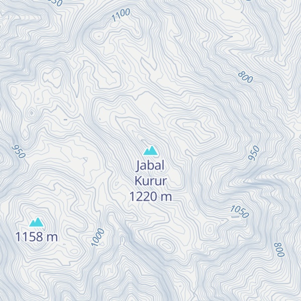 Map of Jabal Kurur