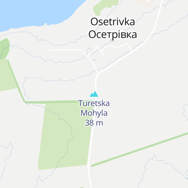 Map of Turetska Mohyla