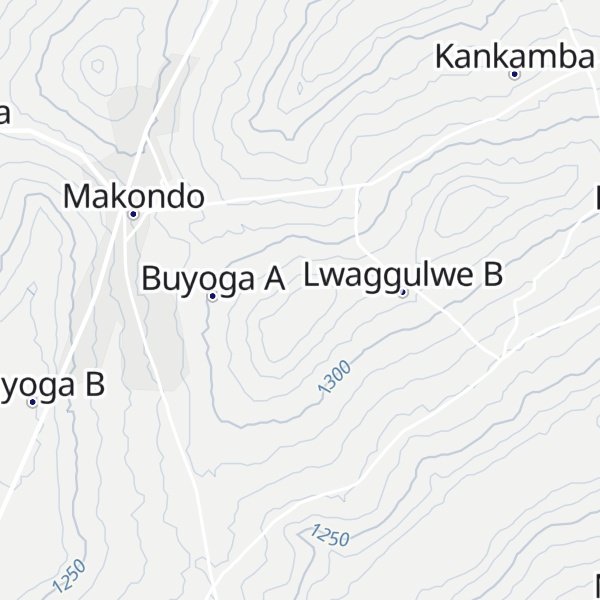 Map of Lwaggulwe