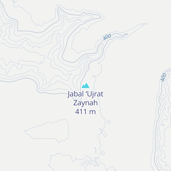 Map of Jabal ‘Ujrat Zaynah