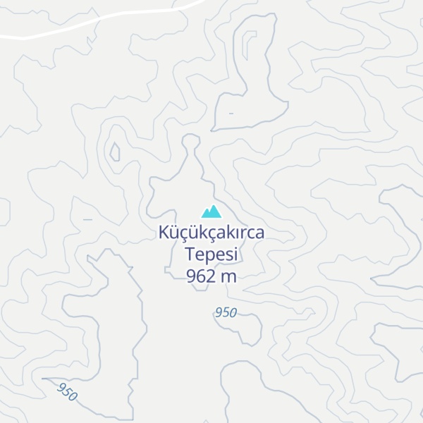Map of Küçükçakırca Tepesi