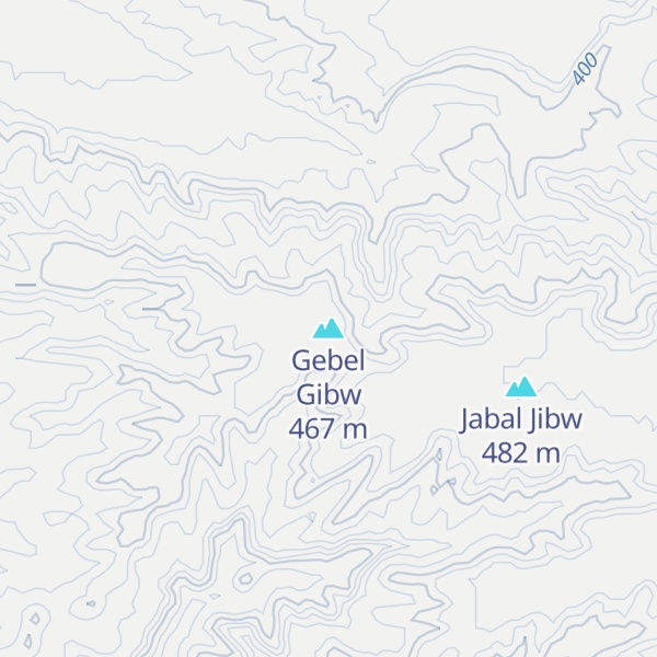Map of Gebel Gibw