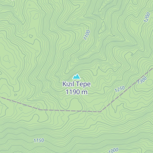 Map of Kızıl Tepe