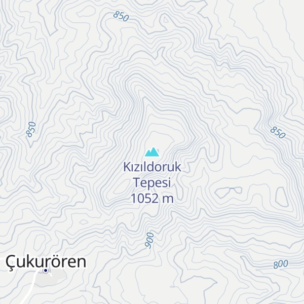 Map of Kızıldoruk Tepesi