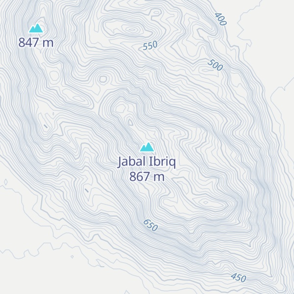 Map of Jabal Ibriq