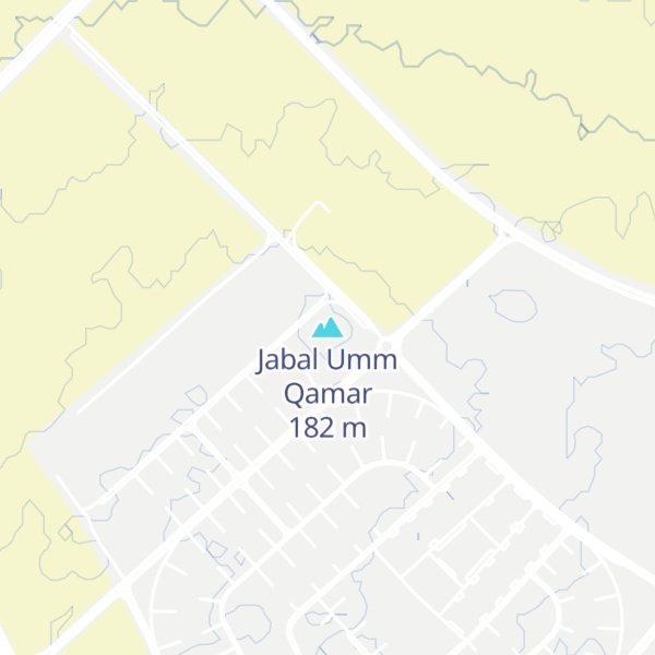 Map of Jabal Umm Qamar
