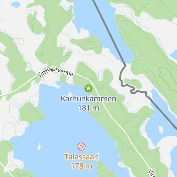 Map of Karhunkämmen