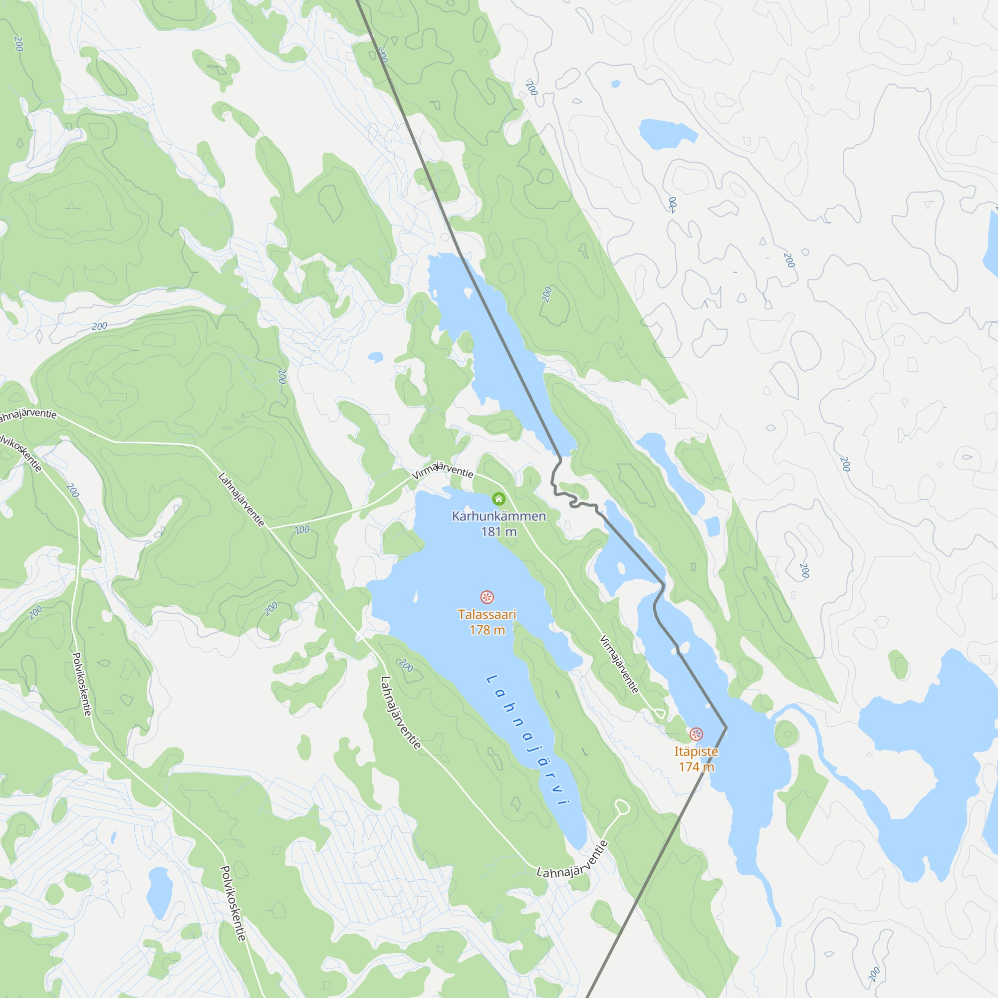Karhunkämmen map