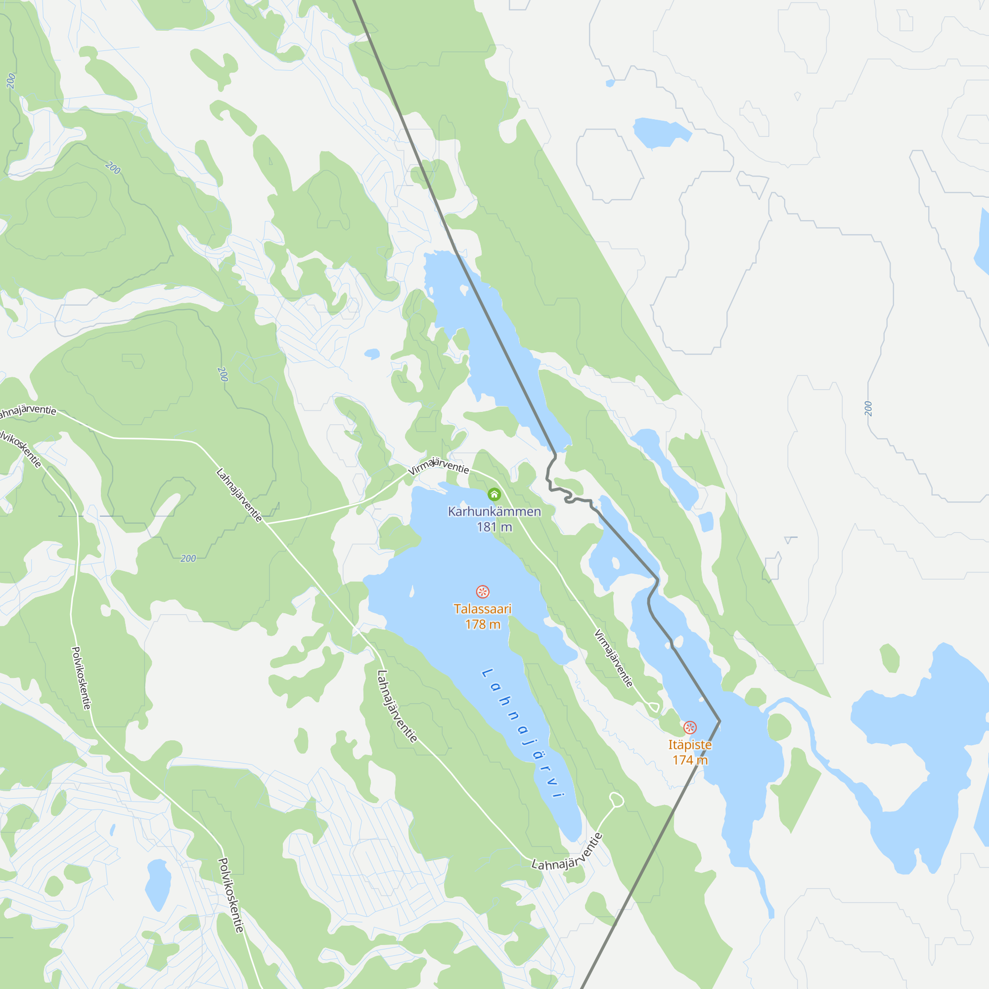 Karhunkämmen map