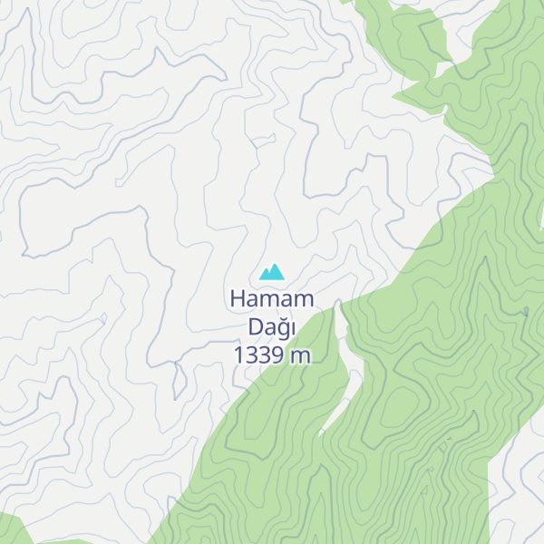 Map of Hamam Dağı
