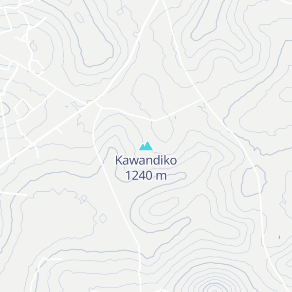 Map of Kawandiko