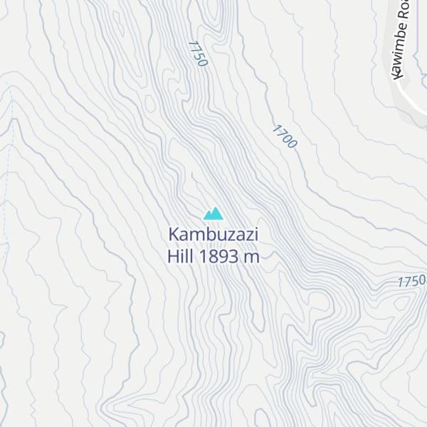 Map of Kambuzazi Hill