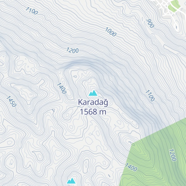Map of Karadağ
