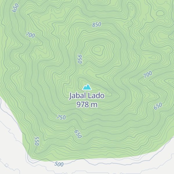 Map of Jabal Lado