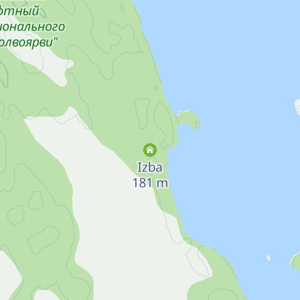 Map of Izba