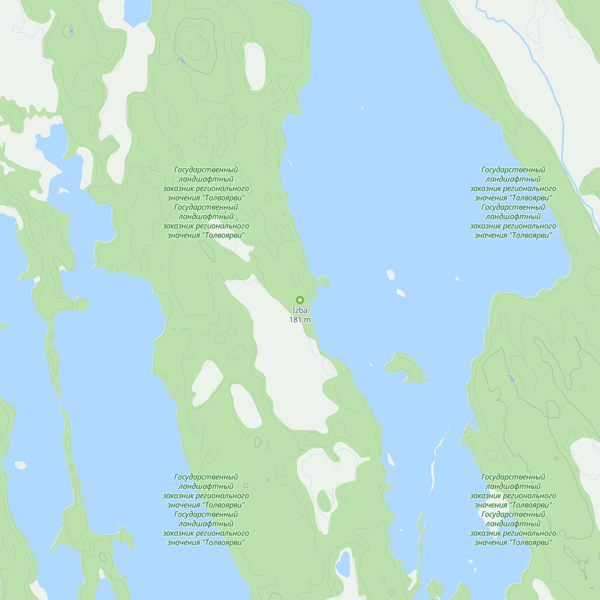 Izba map