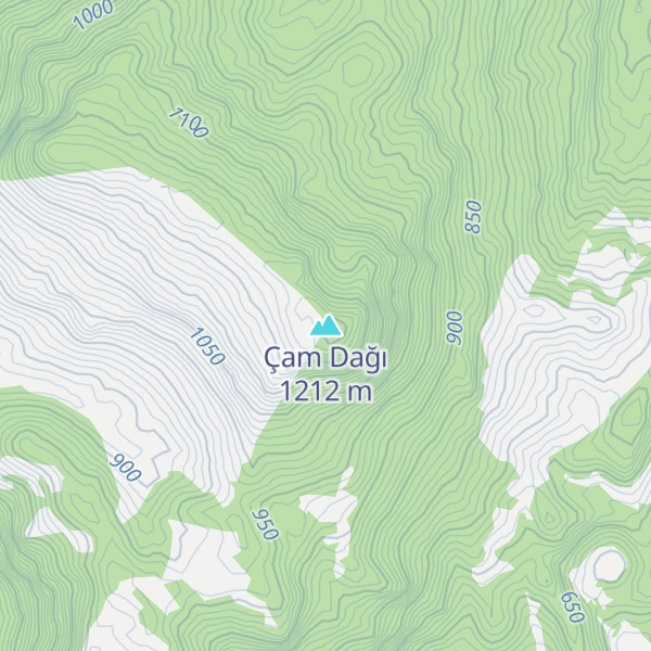 Map of Çam Dağı