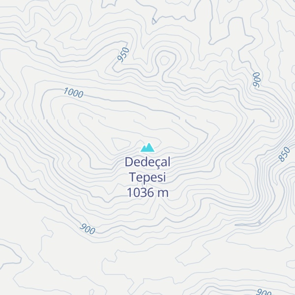 Map of Dedeçal Tepesi