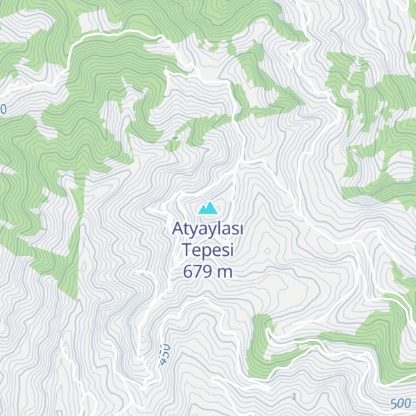 Map of Atyaylası Tepesi