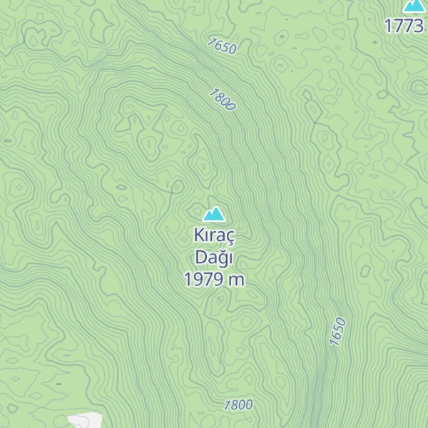 Map of Kıraç Dağı