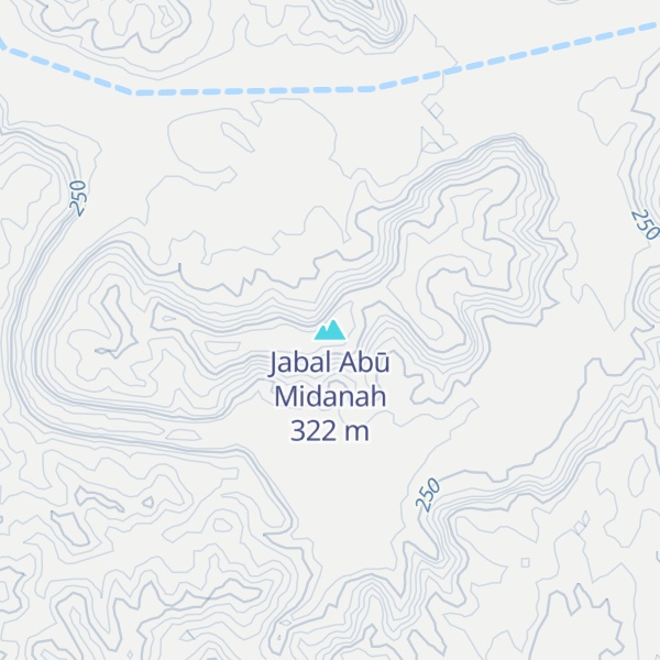 Map of Jabal Abū Midanah