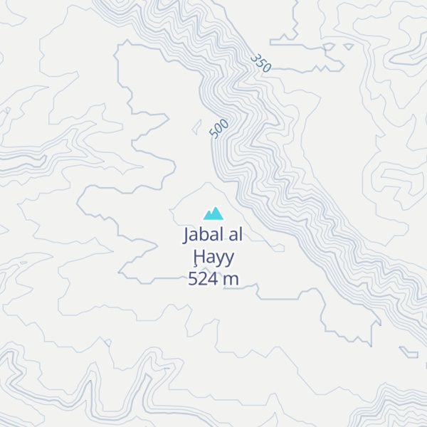 Map of Jabal al Ḩayy
