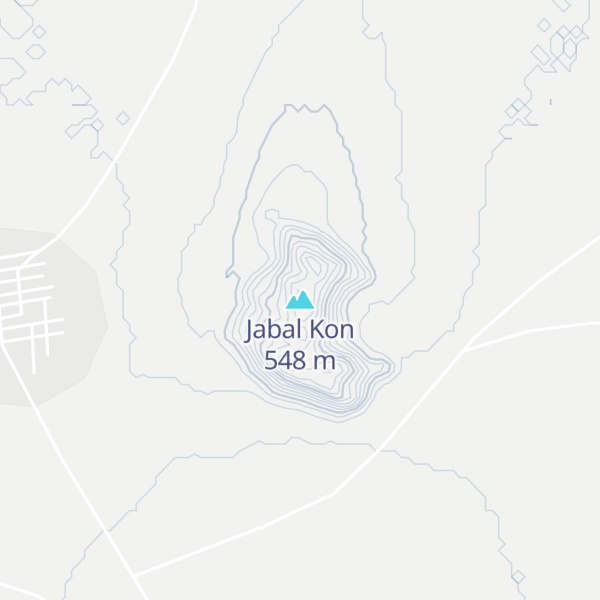 Map of Jabal Kon