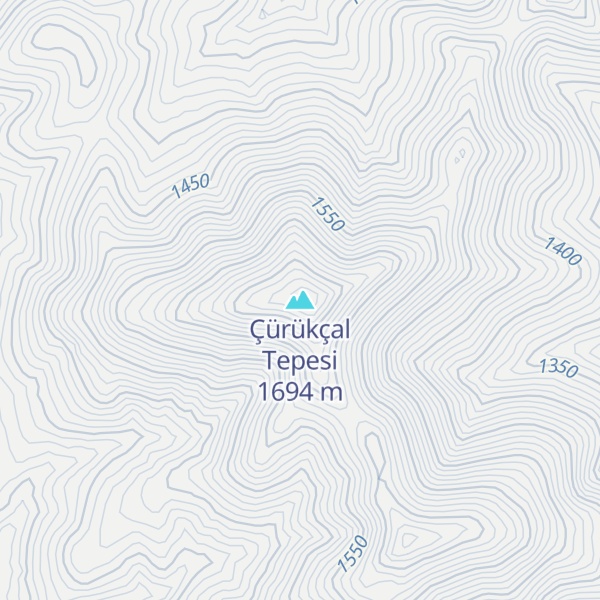 Map of Çürükçal Tepesi