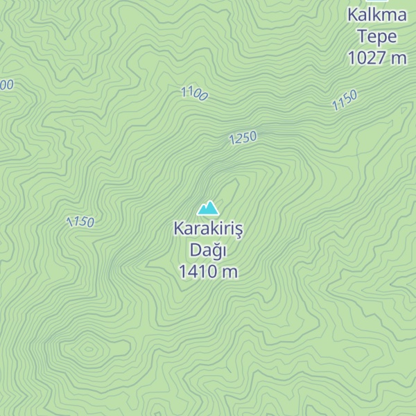 Map of Karakiriş Dağı