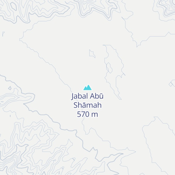 Map of Jabal Abū Shāmah