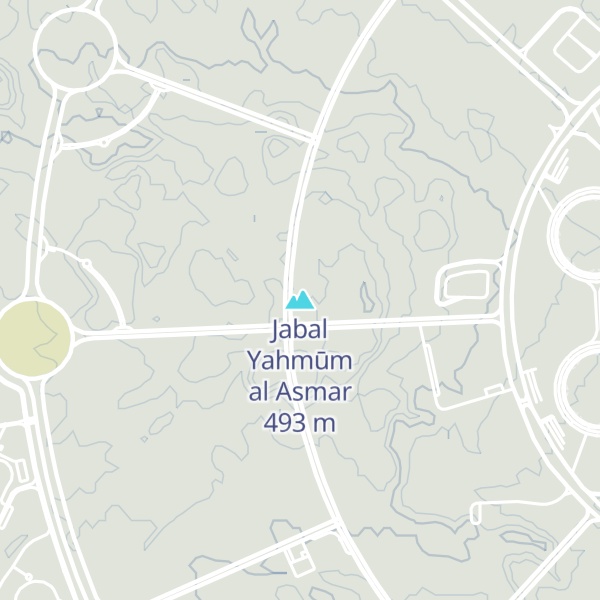 Map of Jabal Yahmūm al Asmar