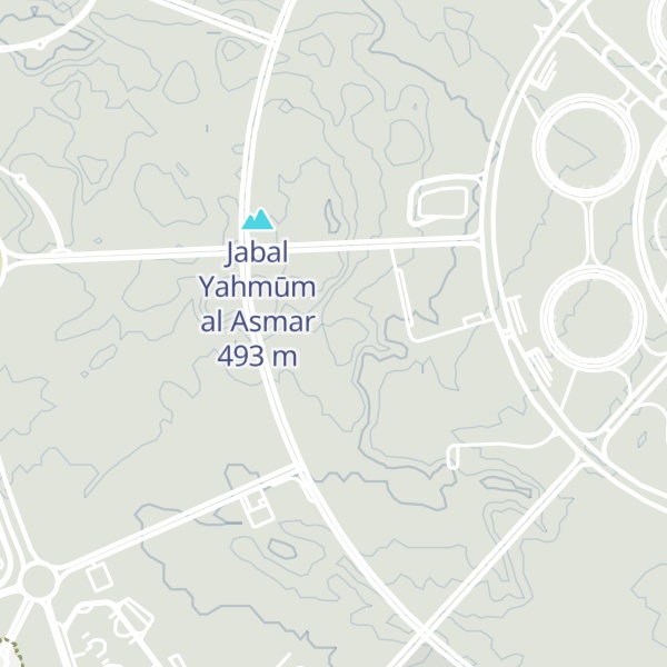 Map of Gebel Yahmum al Asmar