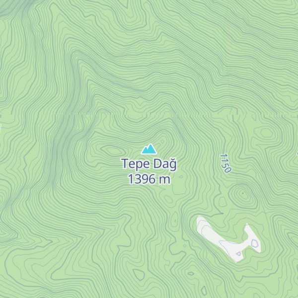 Map of Tepe Dağ