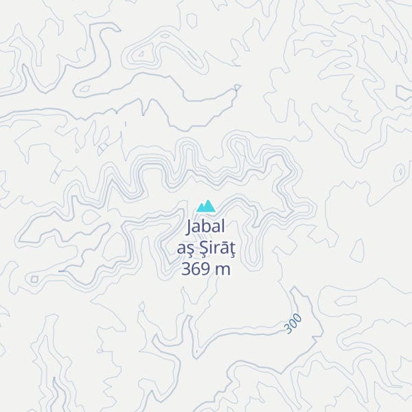 Map of Jabal aş Şirāţ
