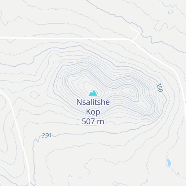 Map of Nsalitshe Kop