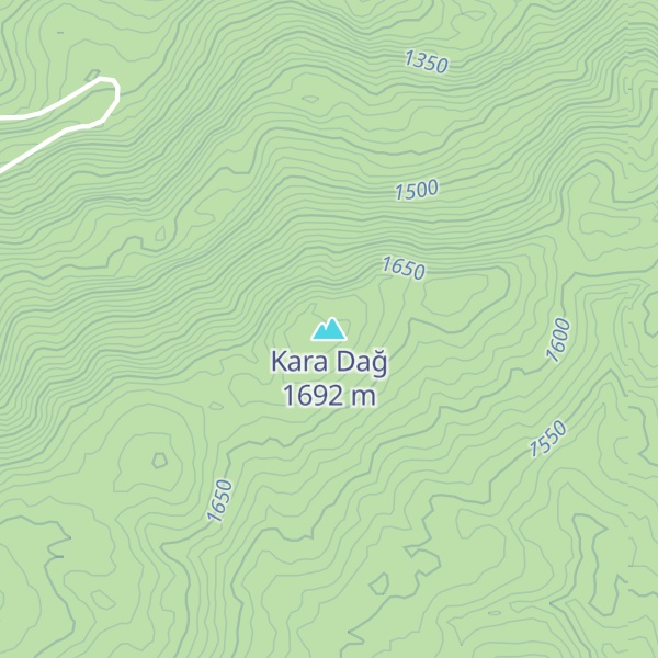Map of Kara Dağ