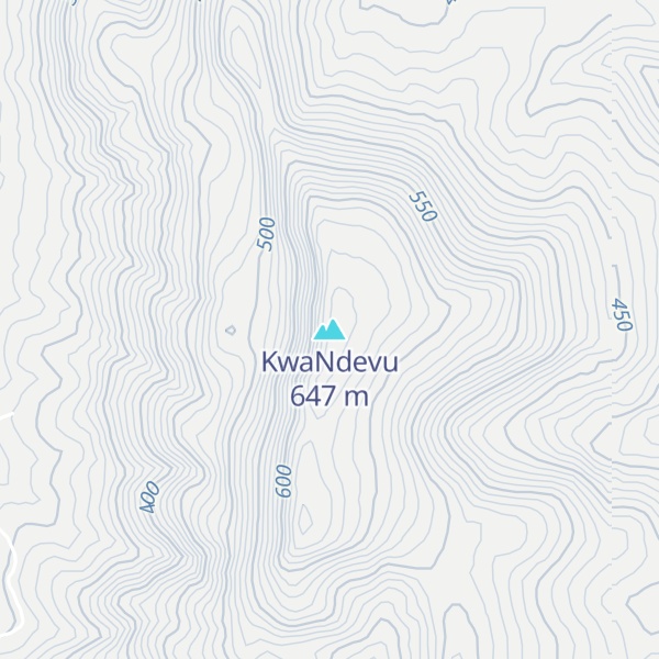 Map of KwaNdevu