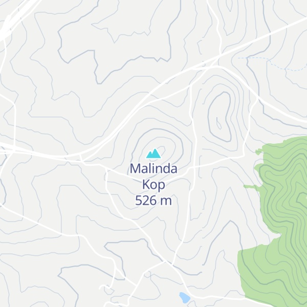 Map of Malinda Kop