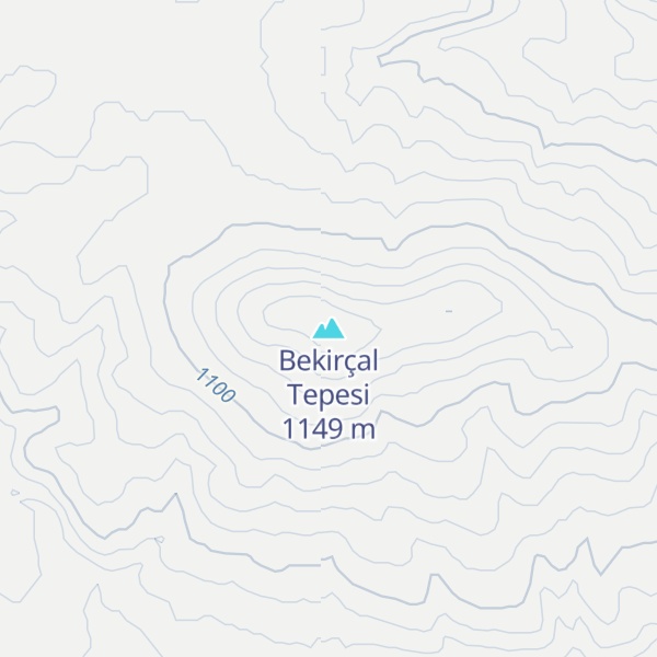 Map of Bekirçal Tepesi