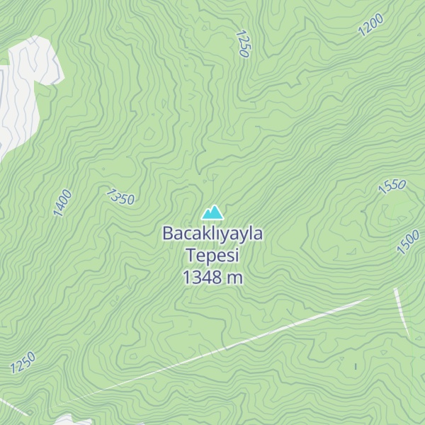 Map of Bacaklıyayla Tepesi