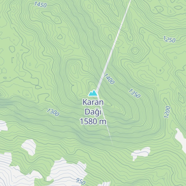 Map of Karan Dağı
