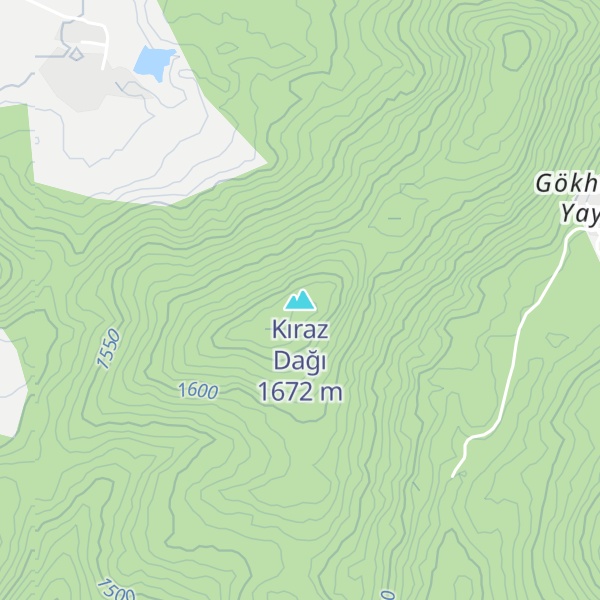 Map of Kıraz Dağı
