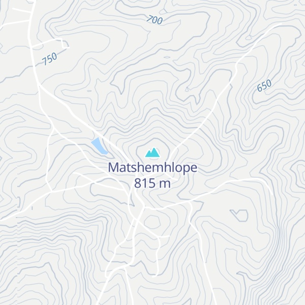 Map of Matshemhlope