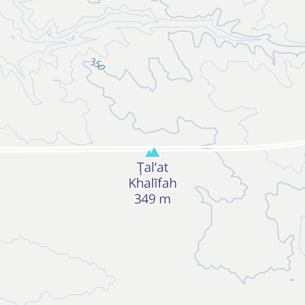 Map of Ţal‘at Khalīfah