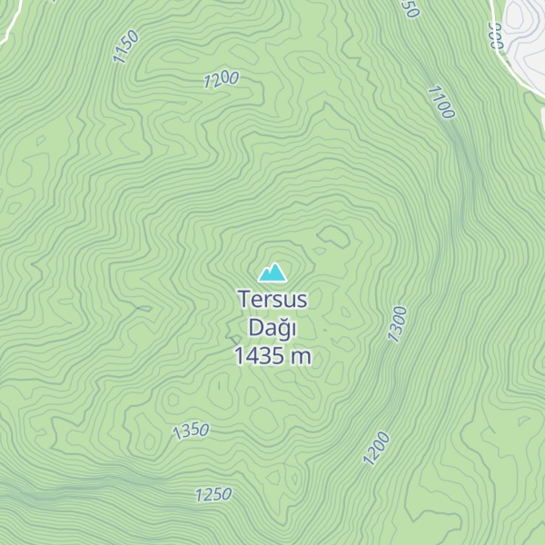 Map of Tersus Dağı