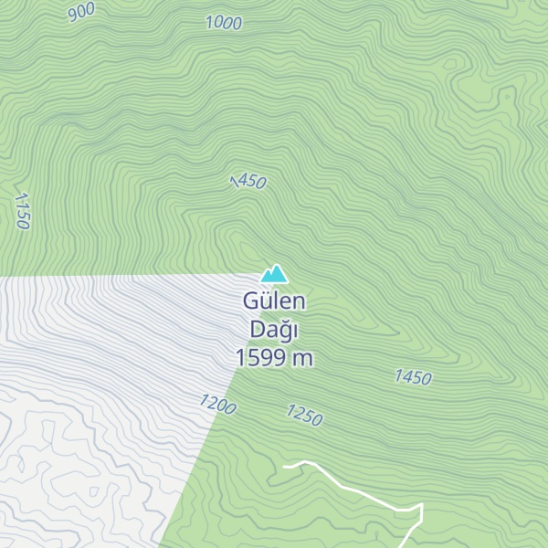 Map of Gülen Dağı